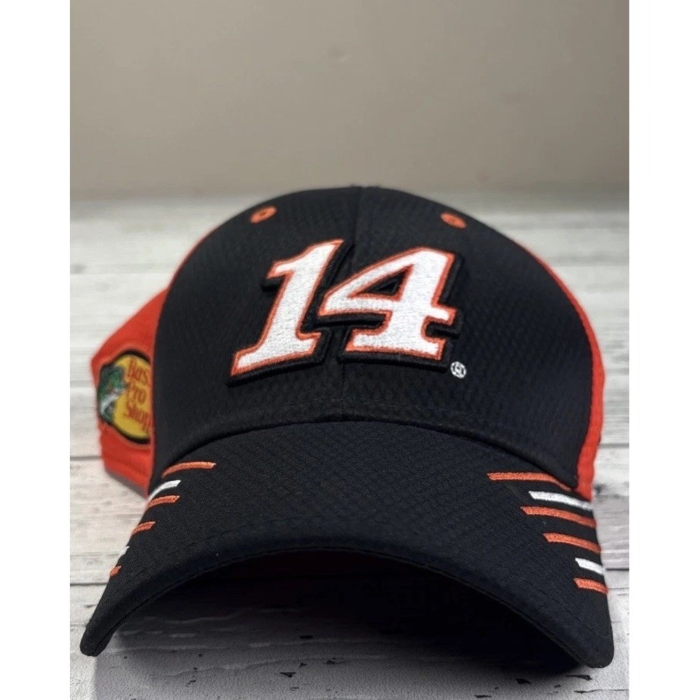 Stewart Haas Racing Hat Unisex Adjustable Bass Pro Shop #14 - Picture 9 of 9